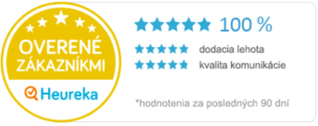 Heureka v produkte gold logo